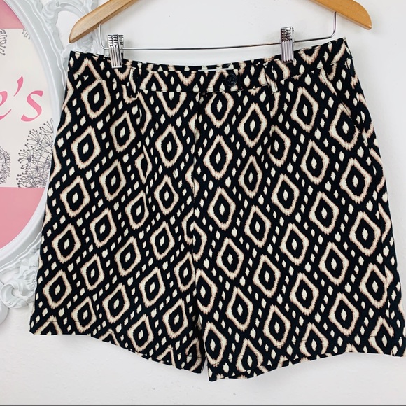 Hannah Pants - Hannah / Tan Cream Black Diamond Front Pleats